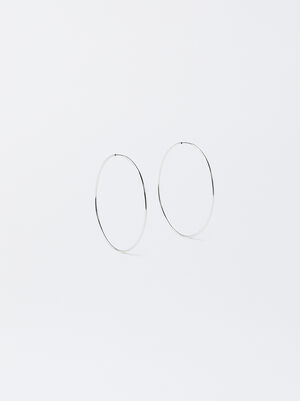 Basic Medium Hoop Earrings image number 0.0