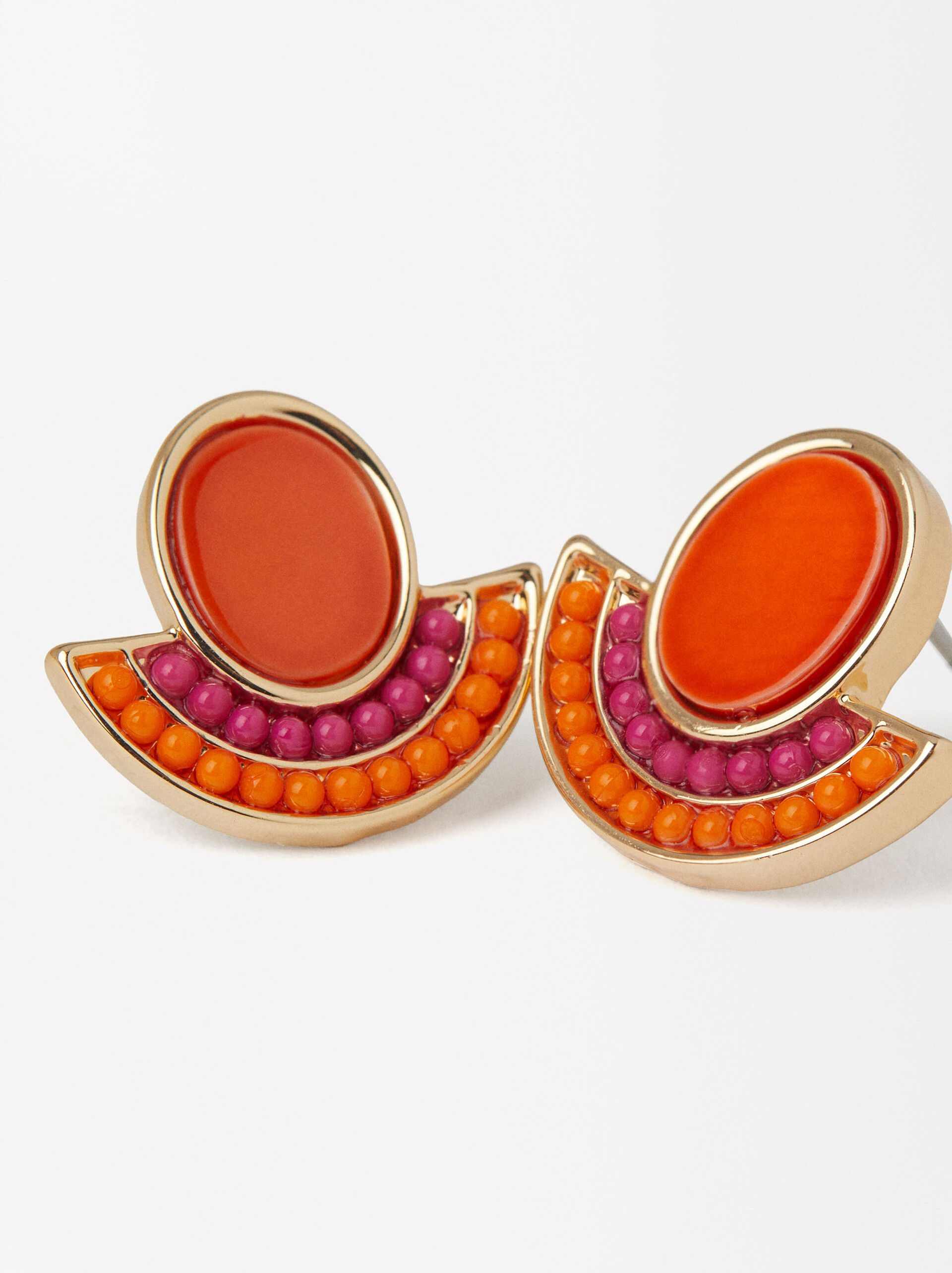 Short Multicolored Earrings image number 1.0