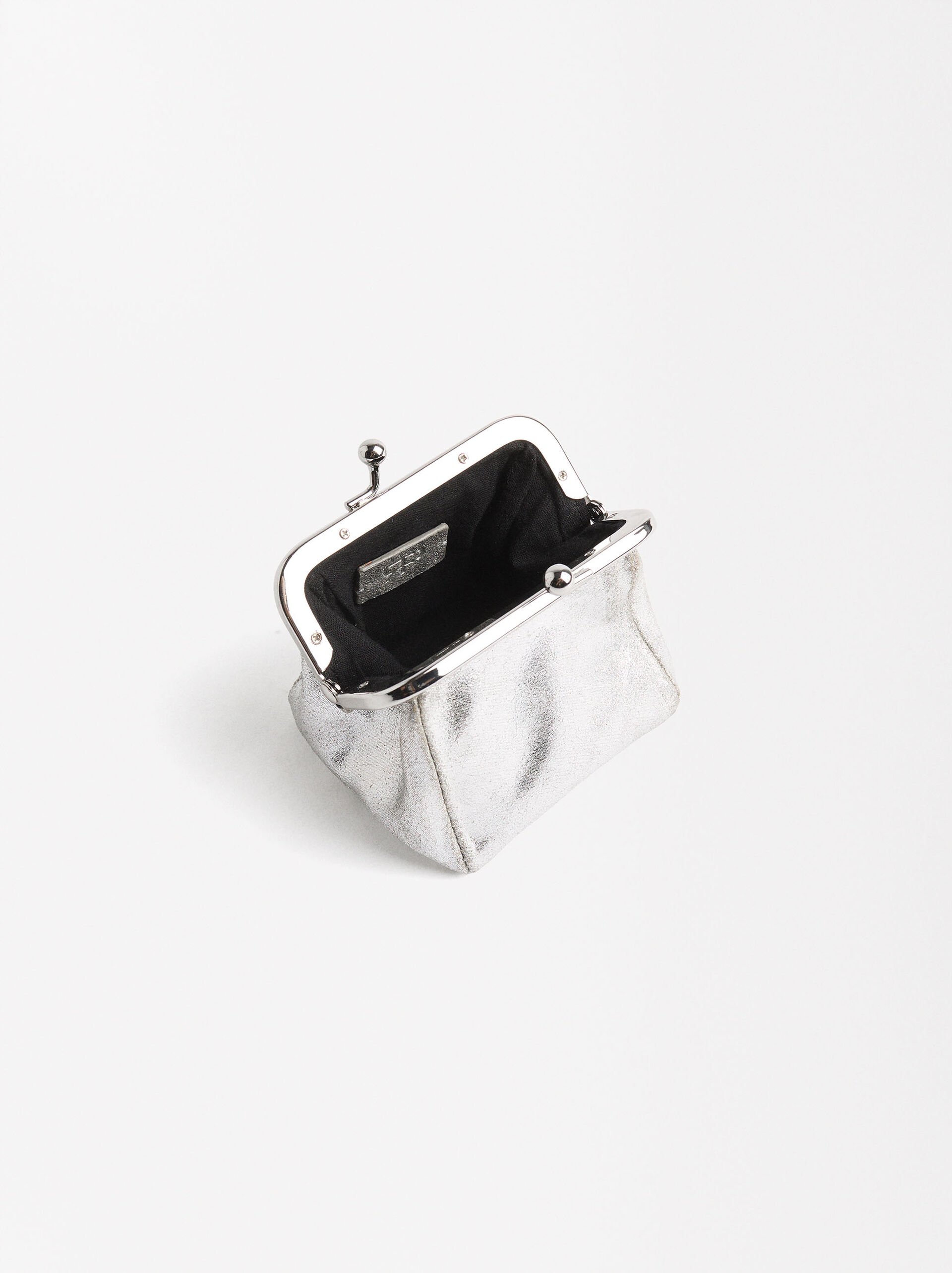 Metallic leather coin purse image number 3.0