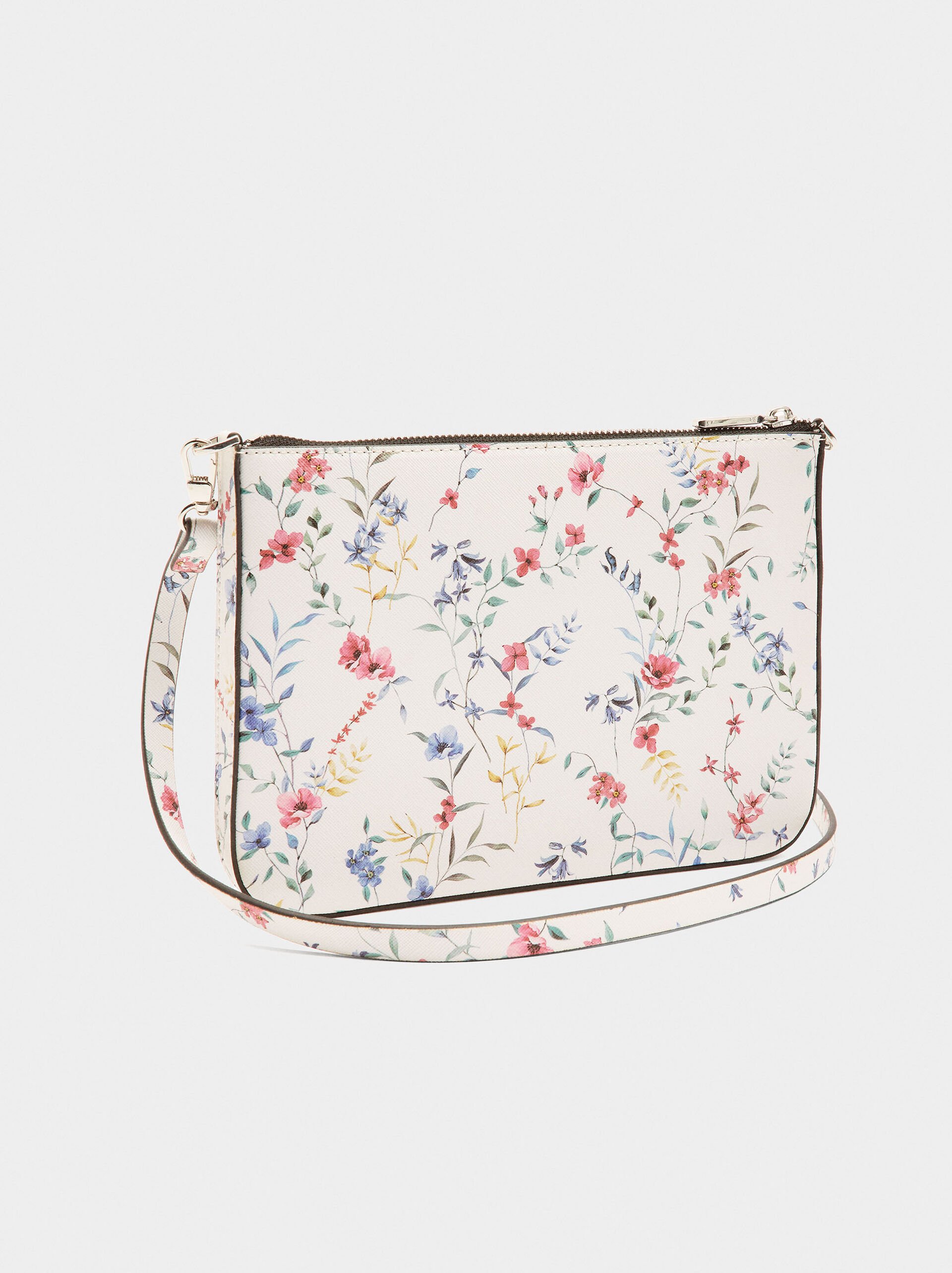 Bolso bandolera estampado floral image number 2.0