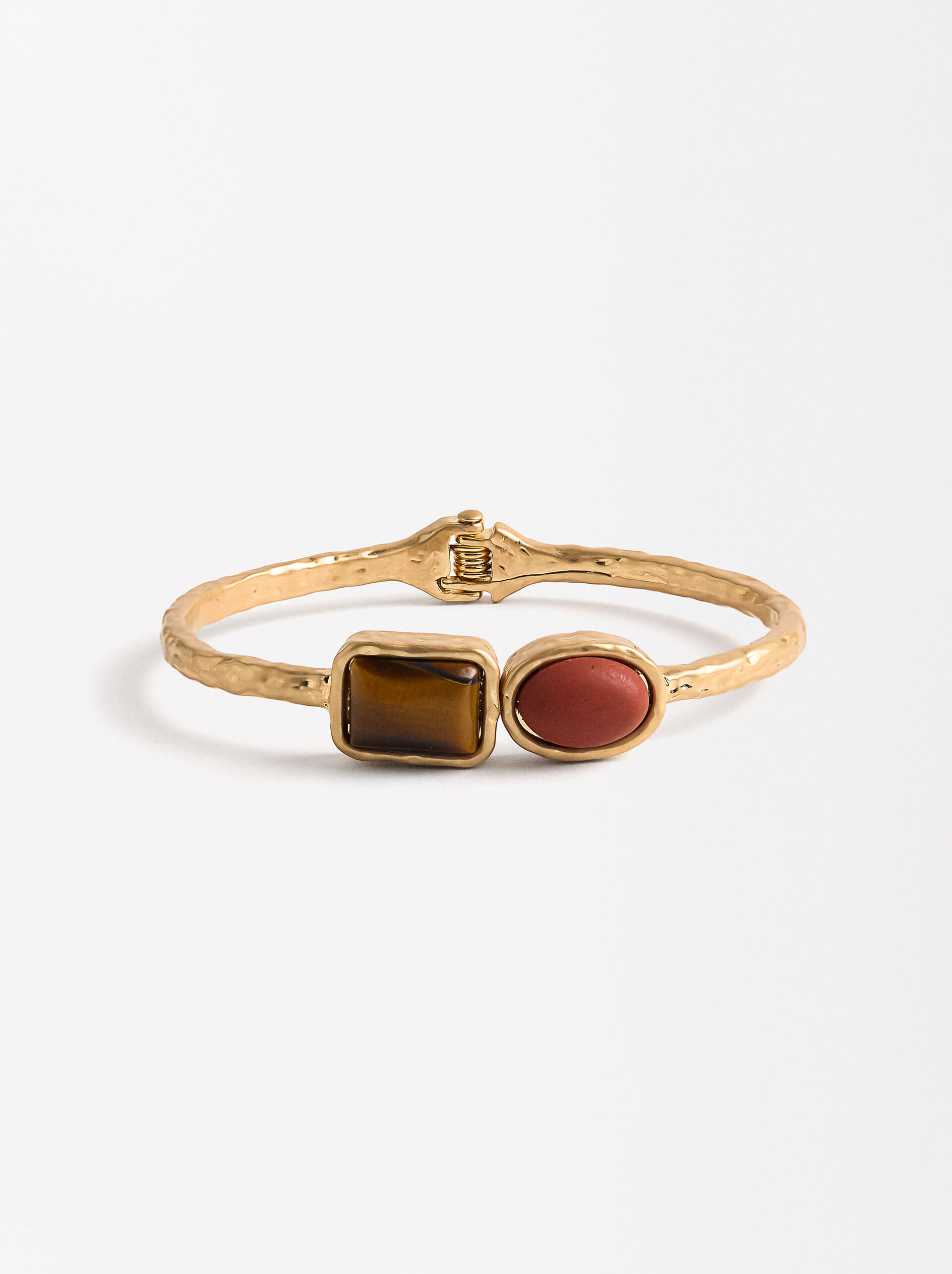 Bracciale rigido con pietre image number 0.0