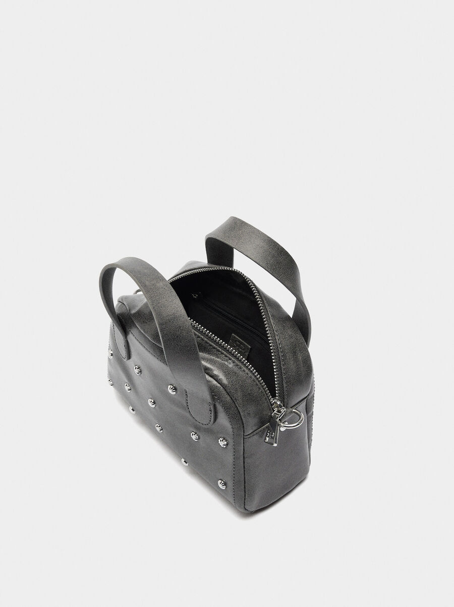 Tote bag with metallic details