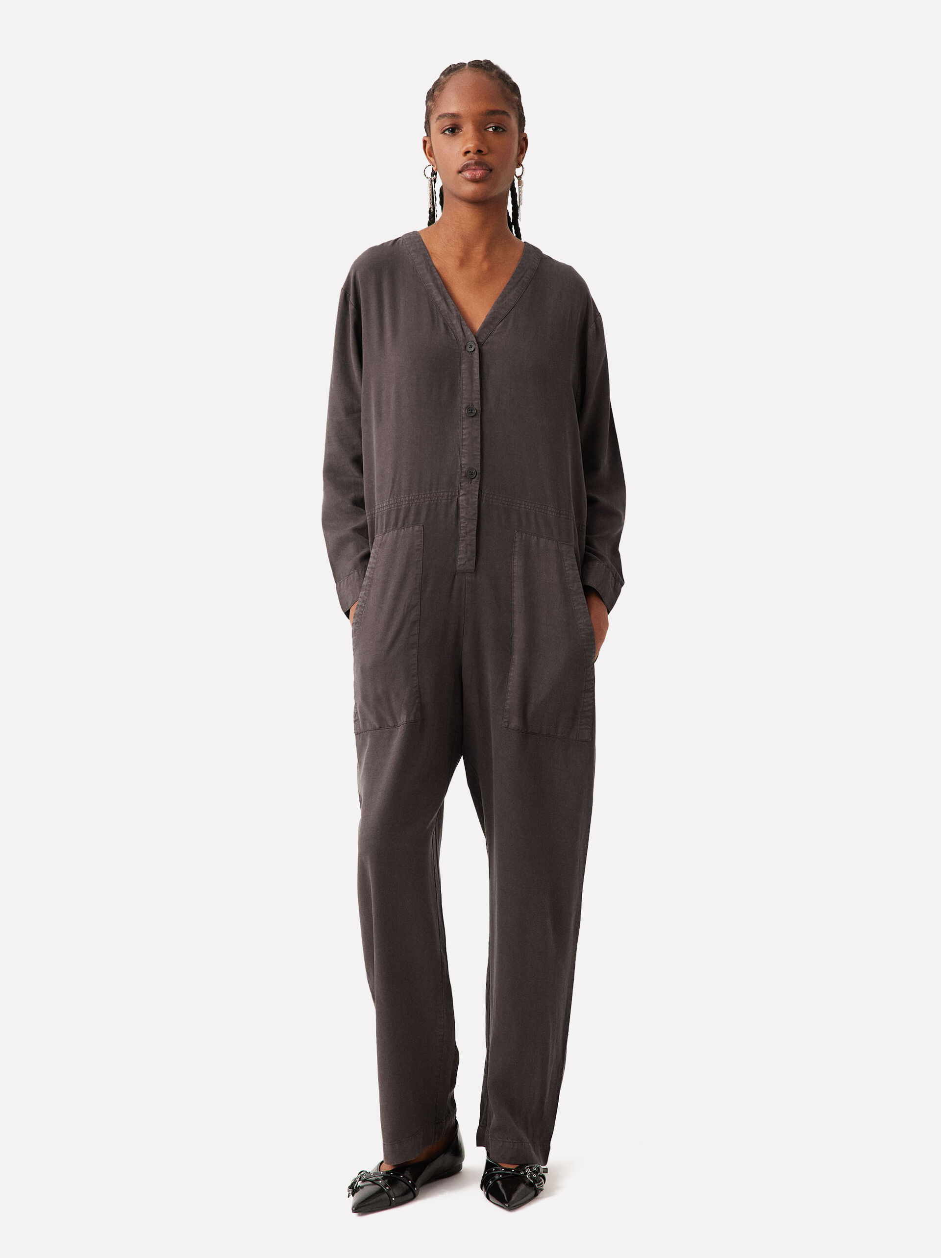 100% Lyocell Jumpsuit image number 0.0