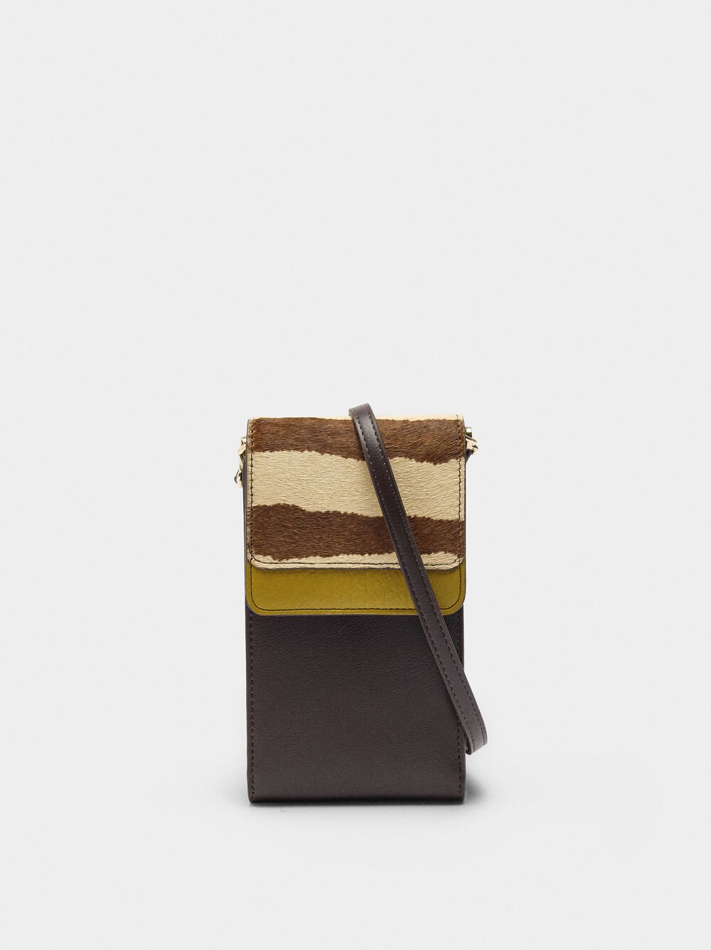 Leather mobile phone bag