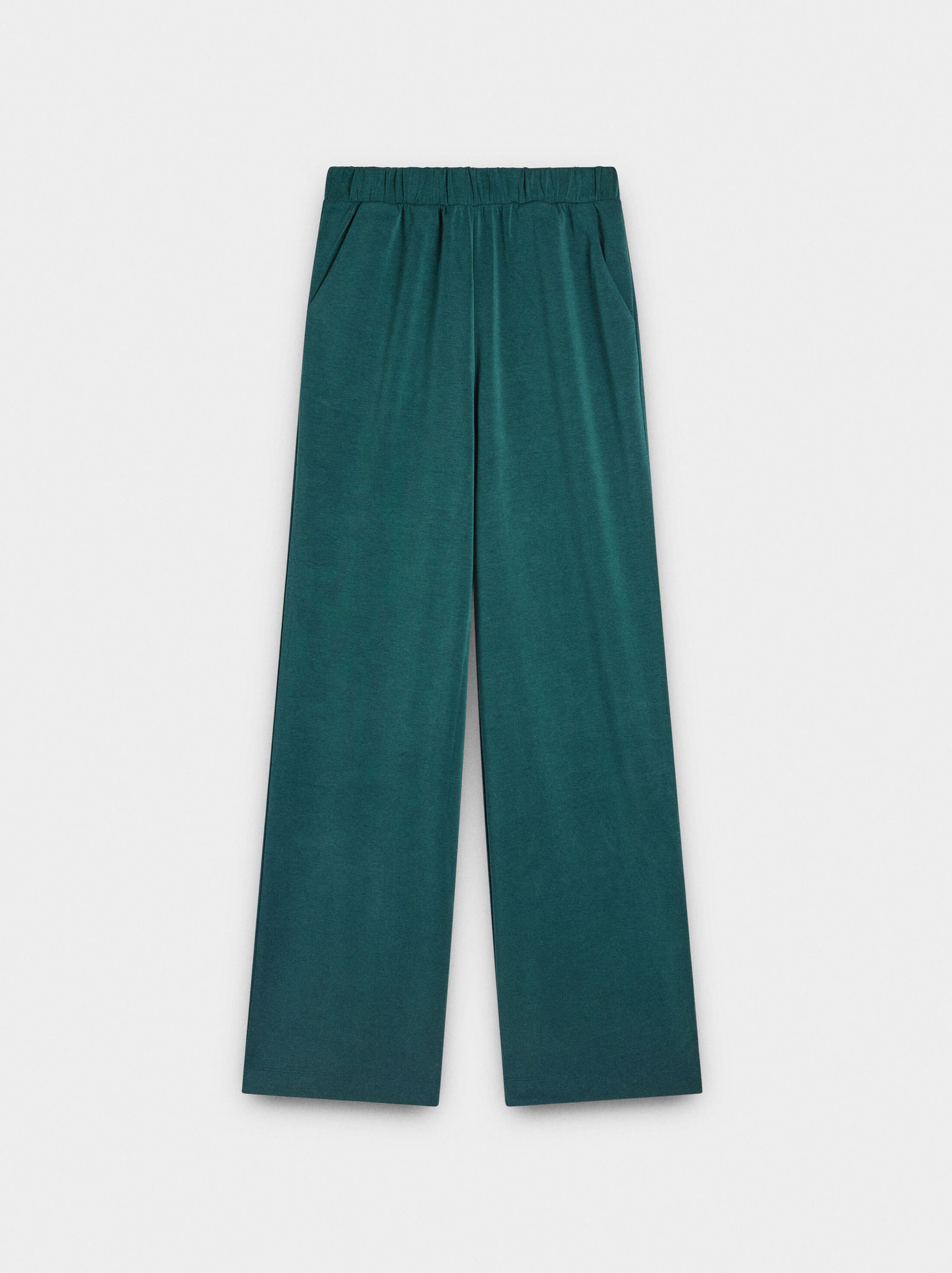 Trousers with elastic waistband image number 4.0
