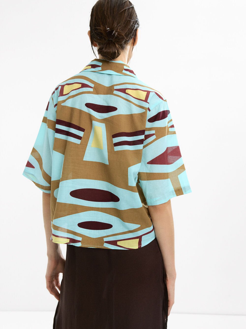 Camicia stampata 100% cotone