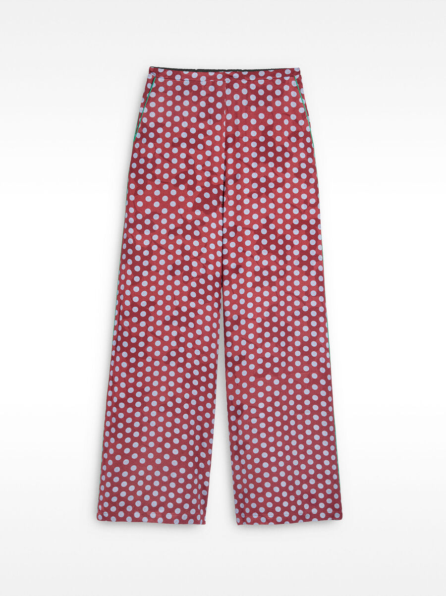 Hosen mit Kontrastdruck