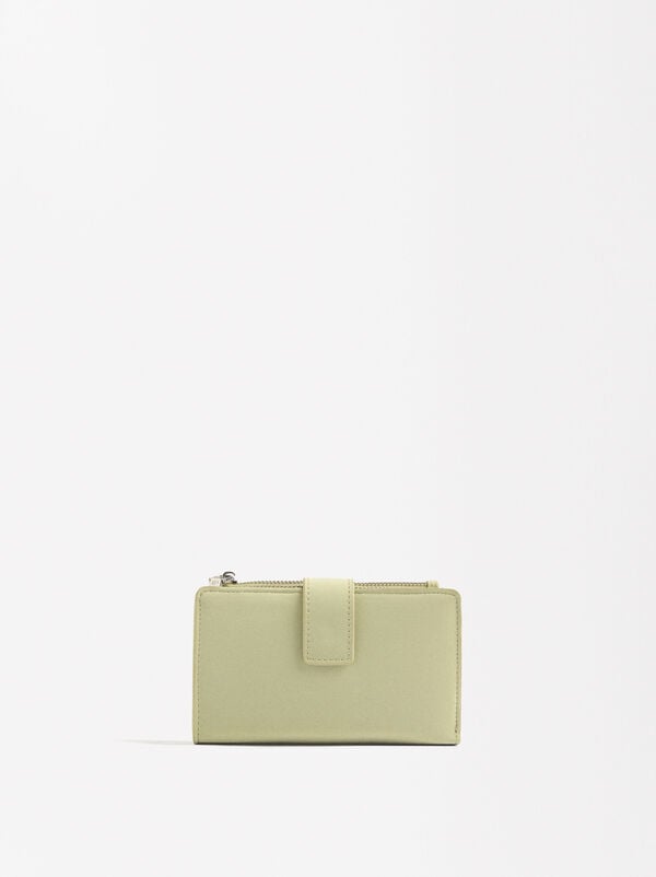 Velvety texture wallet