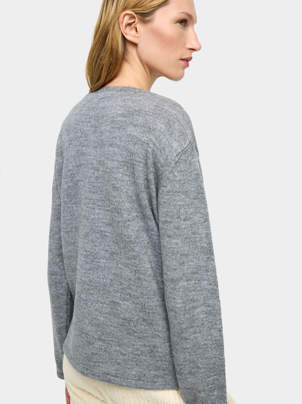 Double knit effect sweater