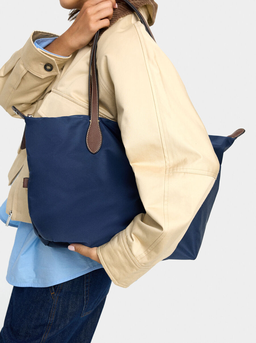Nylon shopper bag L
