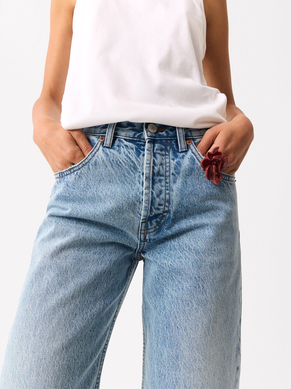 Jeans-Bermudashorts