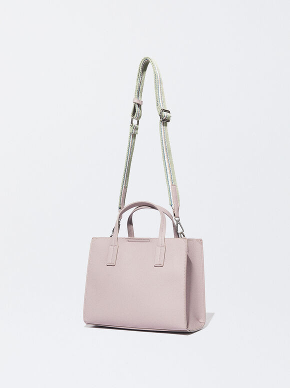 Tote Bag With Removable Interior, Violet, hi-res