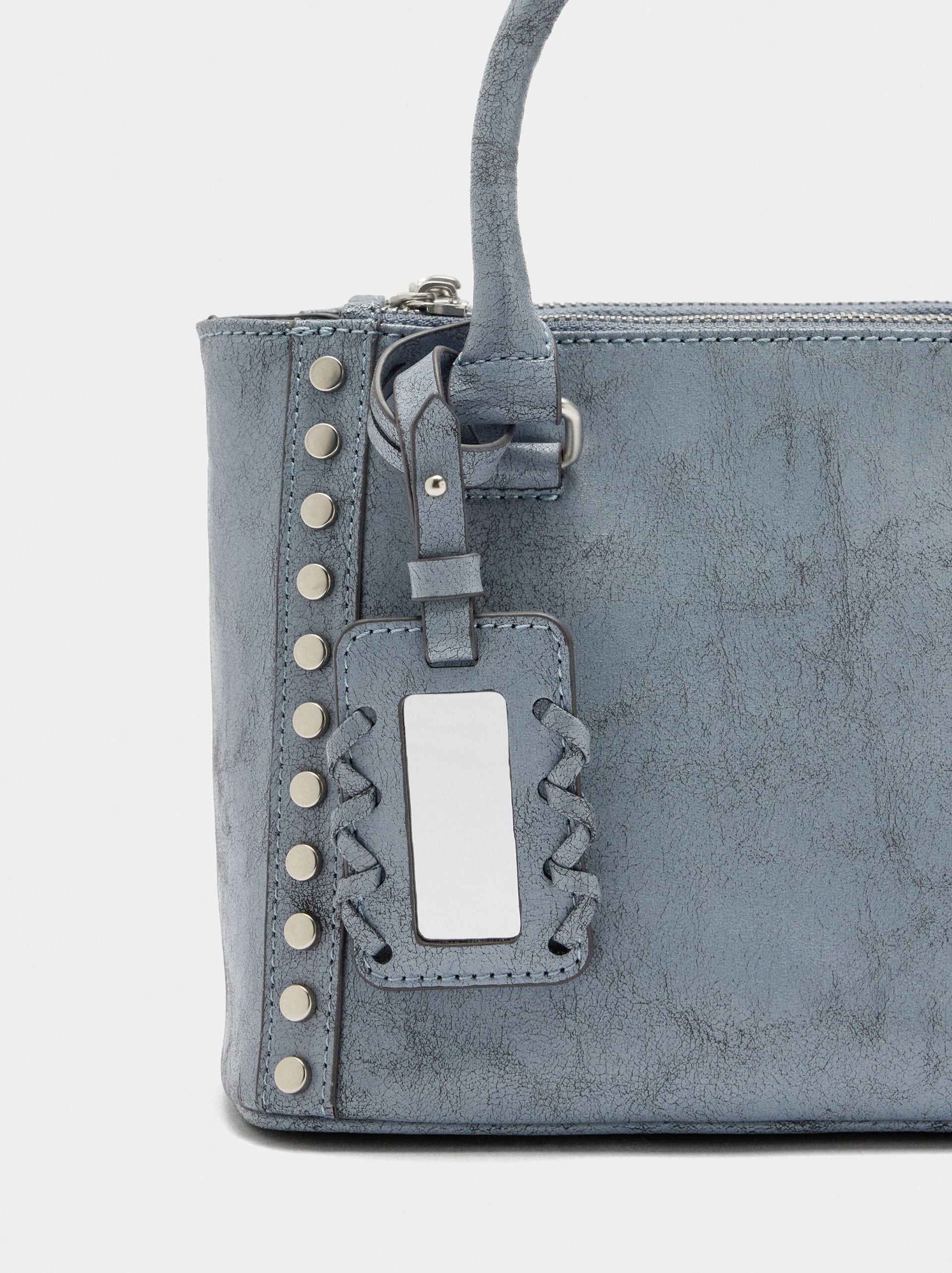 Tote bag with studs image number 1.0