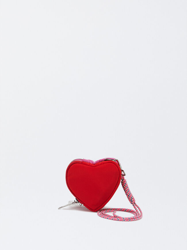 Nylon Heart Coin Purse image number 1.0