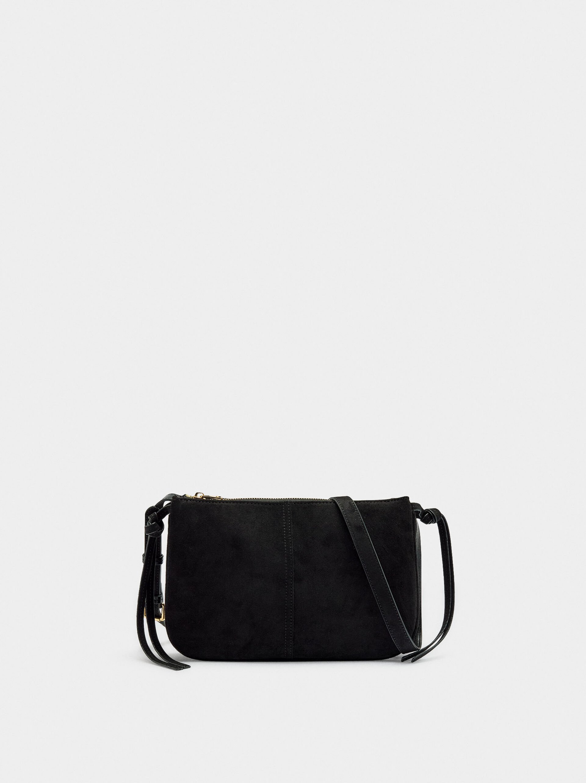Crossbody bag suede effect image number 0.0