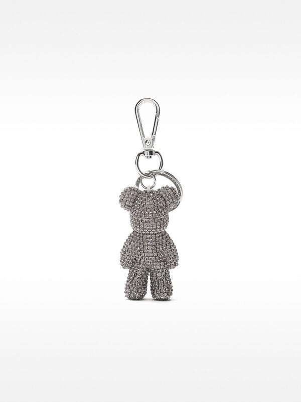 Bear key ring with crystals