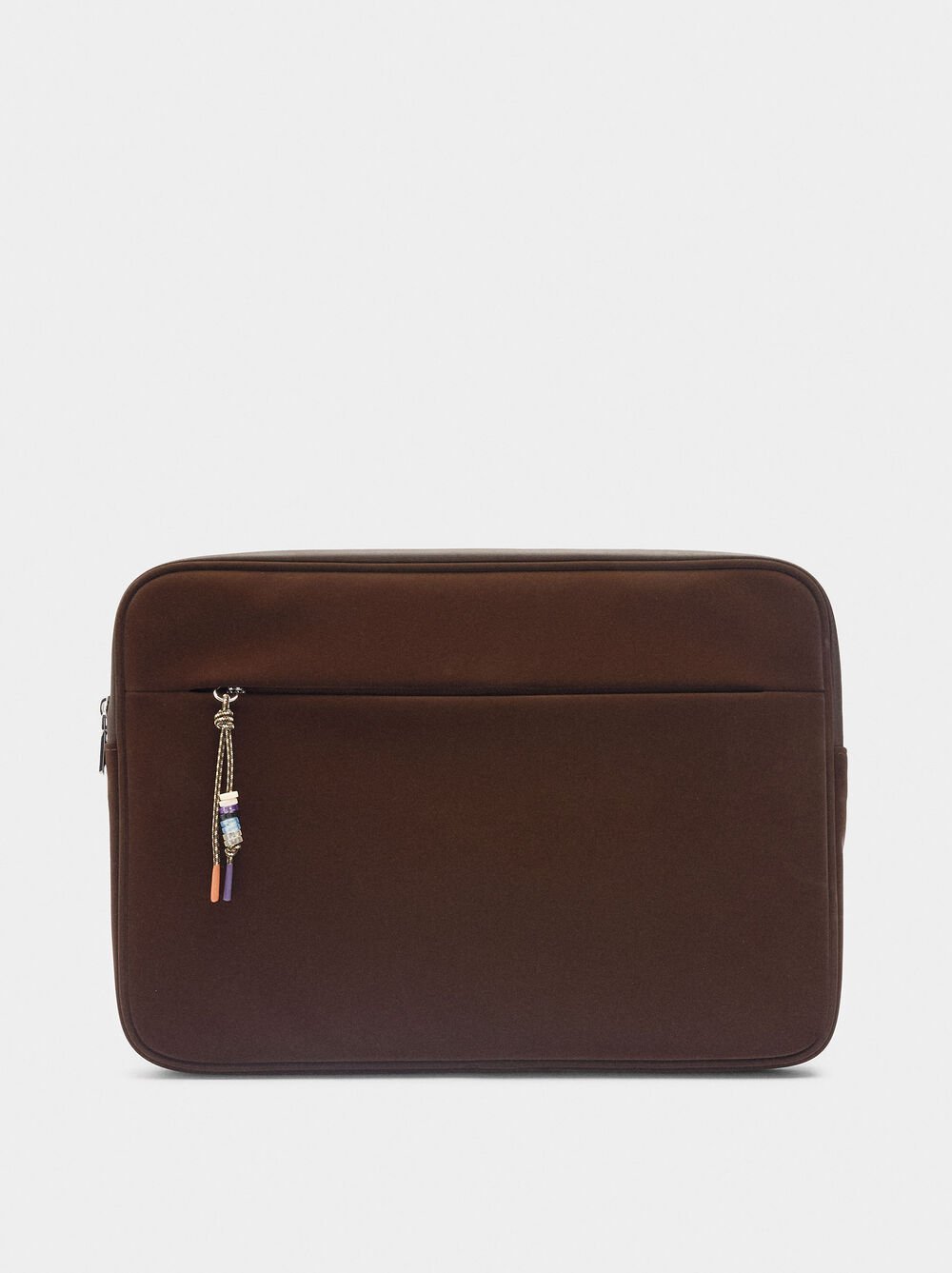 Laptop case with soft texture