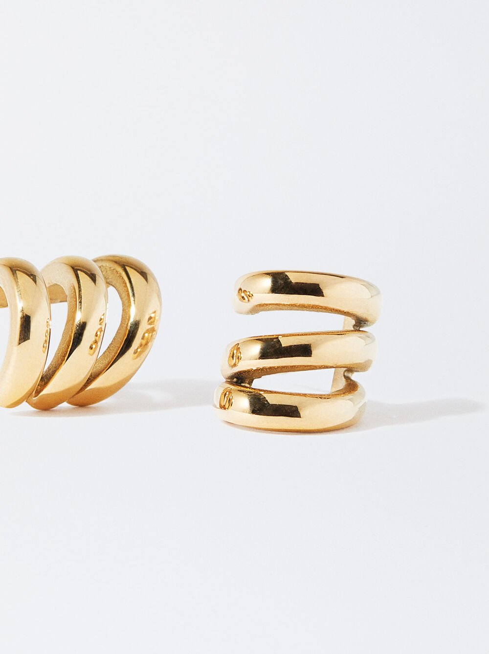 Golden Steel Rings