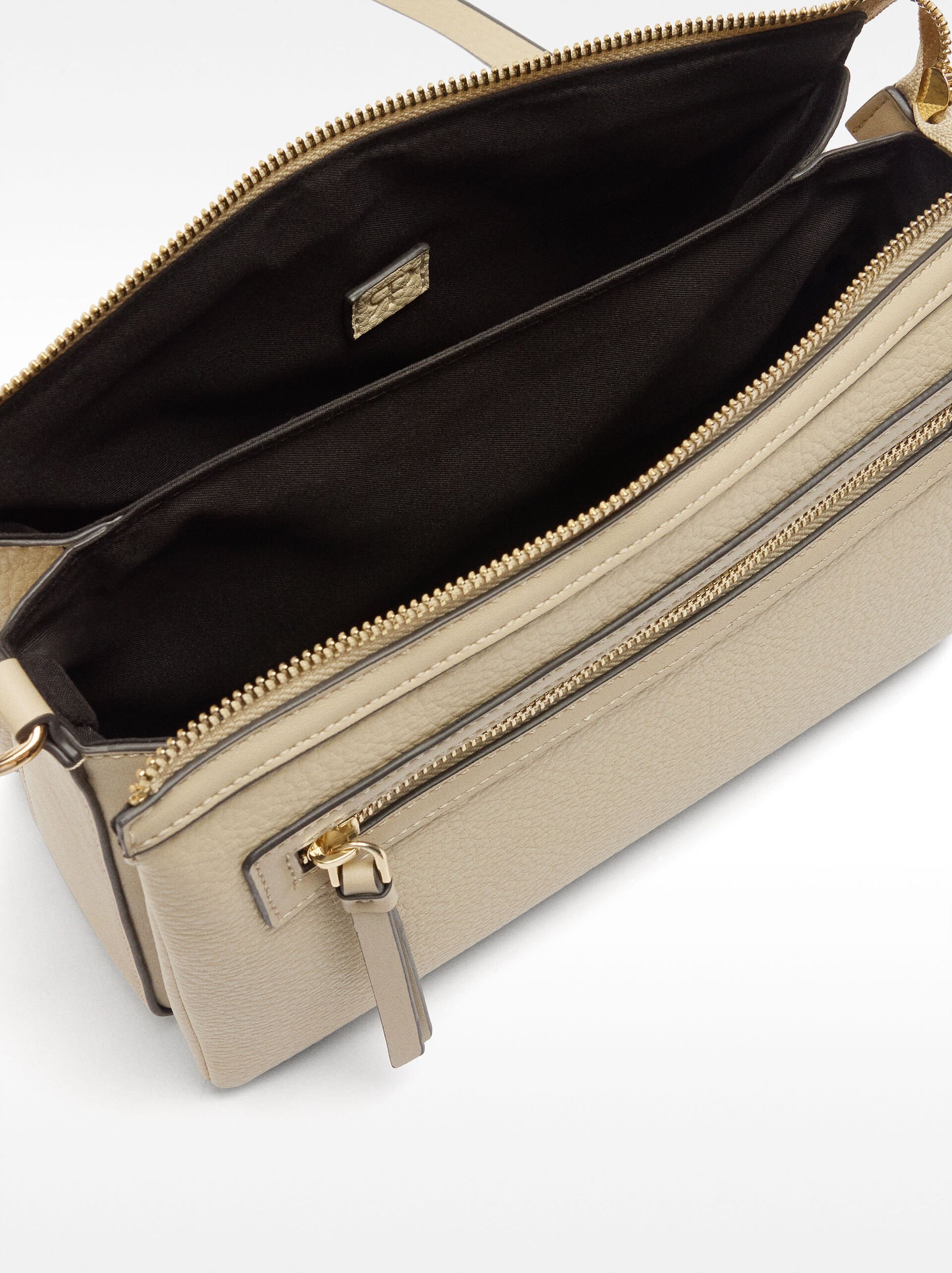 Triple crossbody bag with texture image number 3.0
