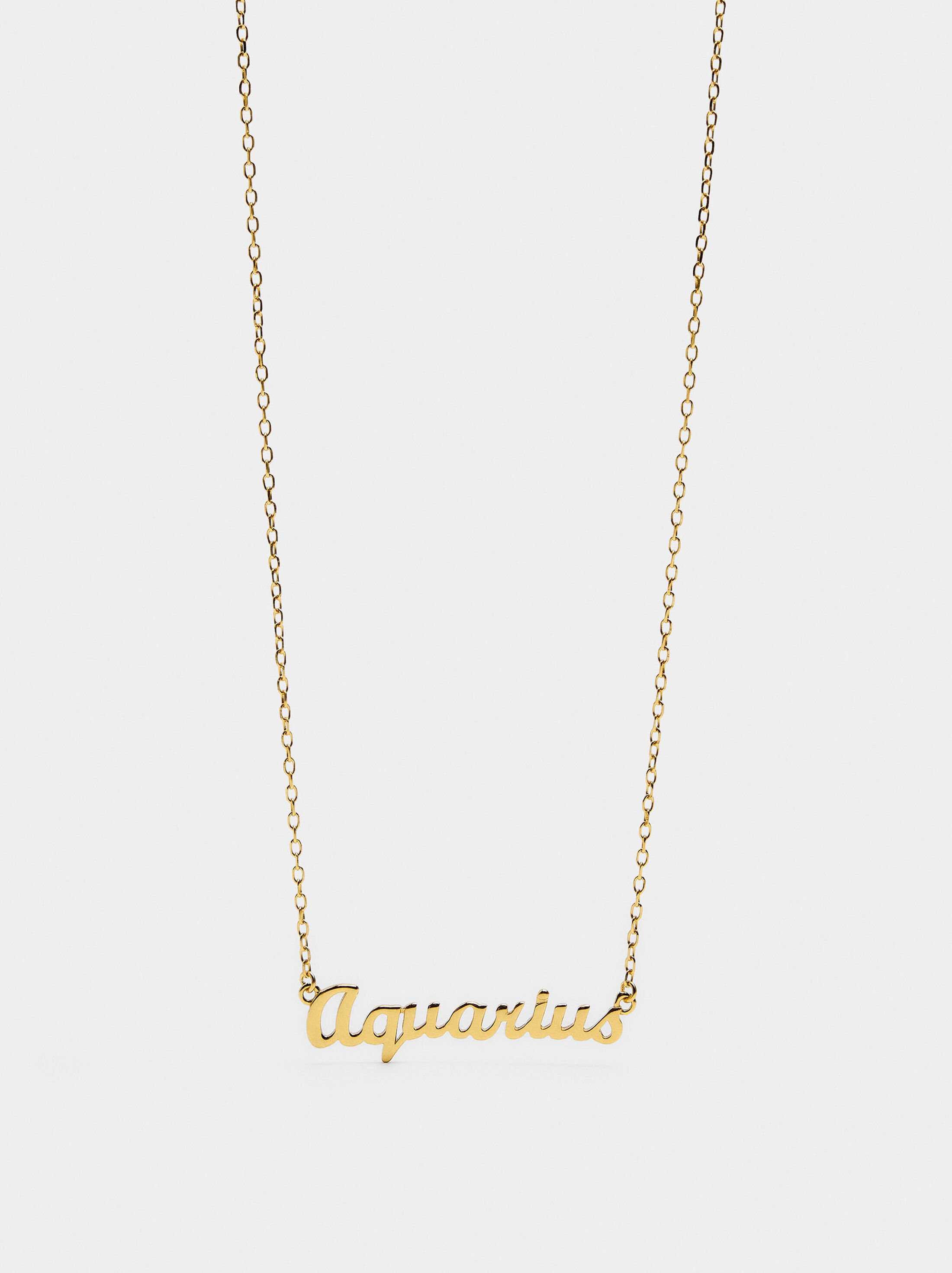 Necklace with zodiac sign TAURUS - 925 sterling silver image number 0.0