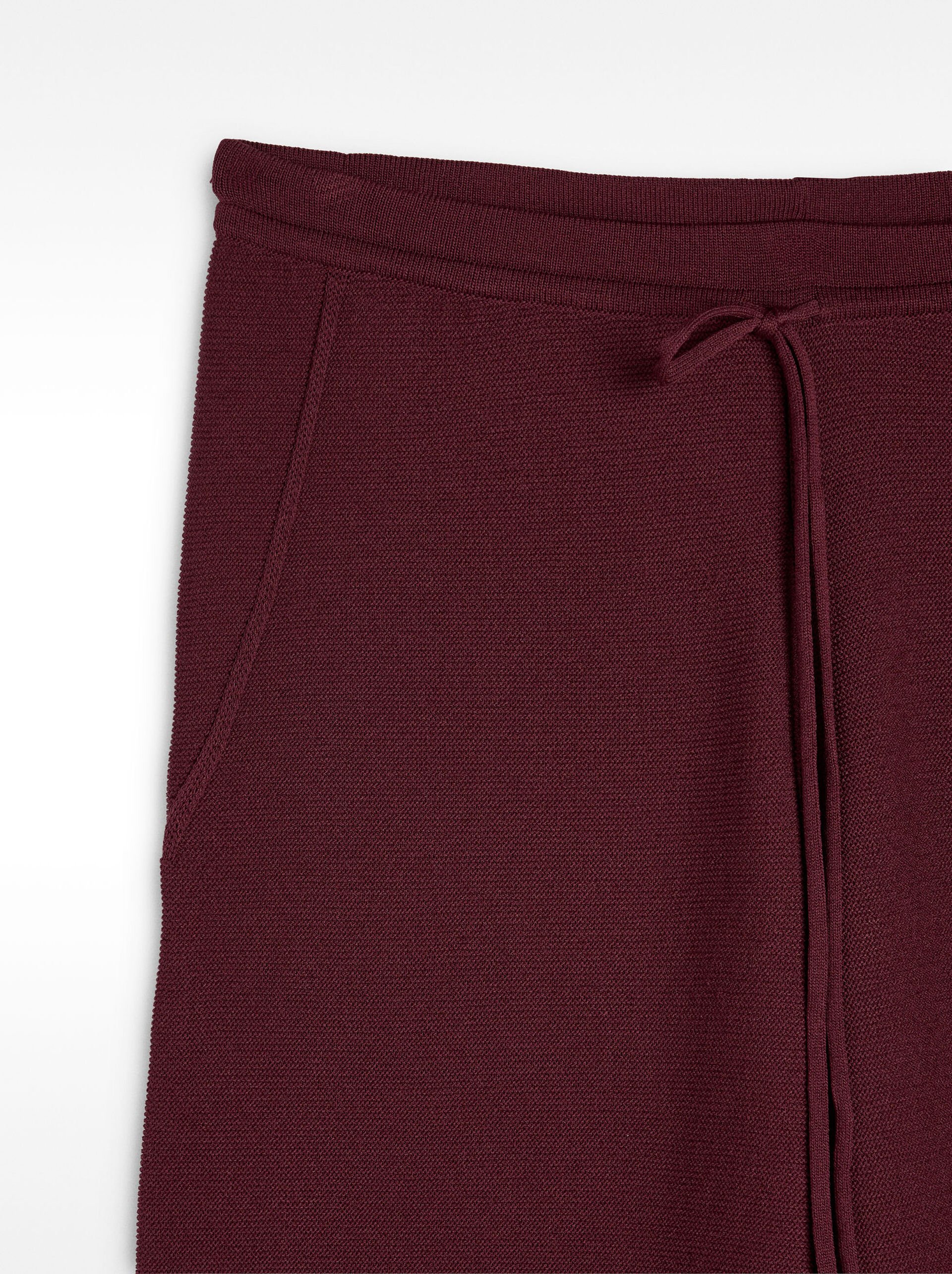 Pantalón de punto con cordón ajustable image number 6.0