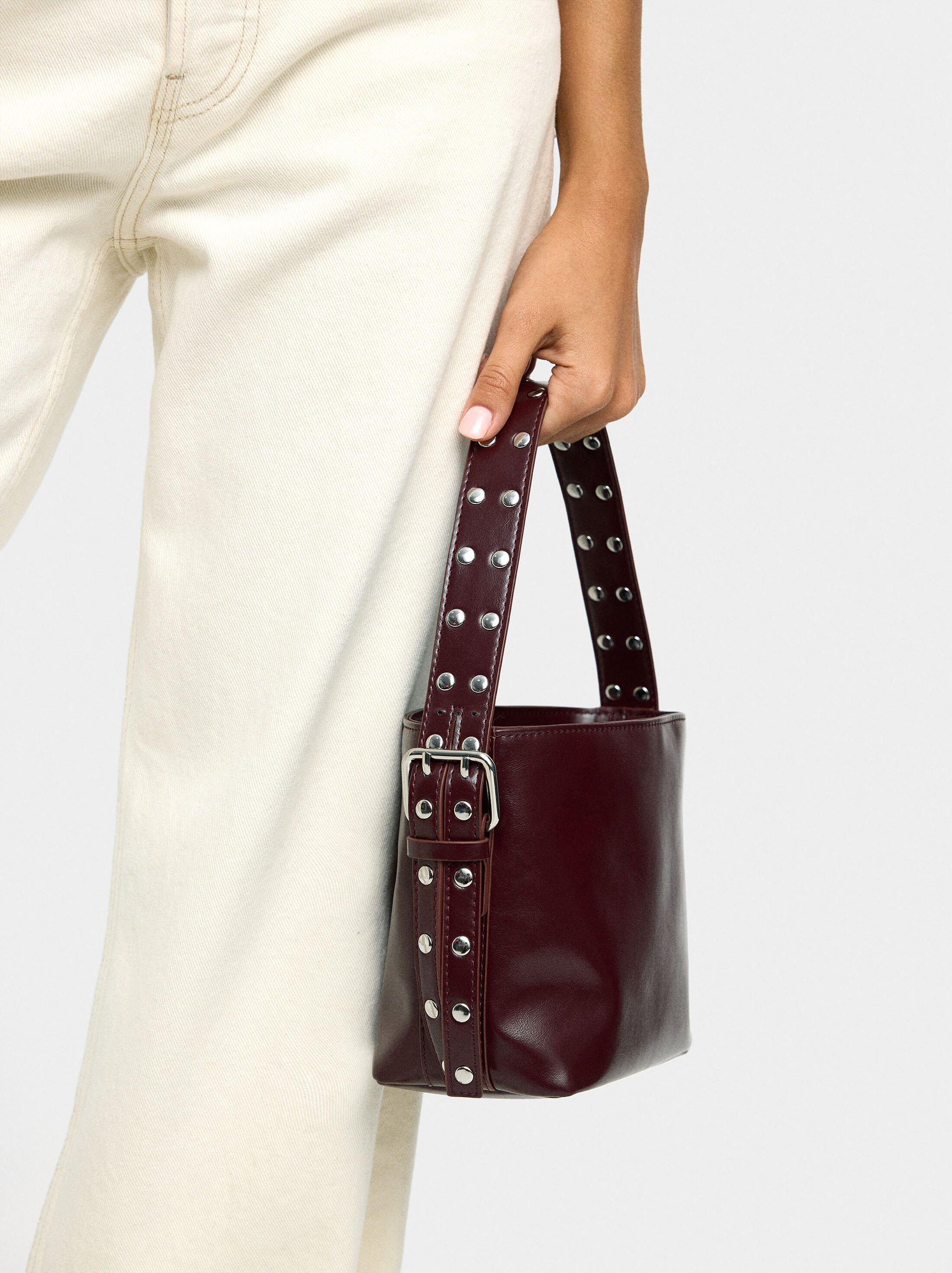 Bucket bag with studs image number 1.0