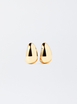 Golden Drop Earrings, Golden, hi-res