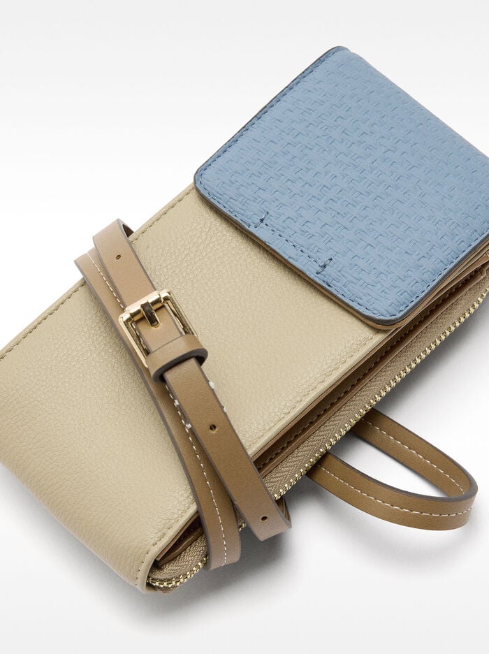 Colour block mobile phone case