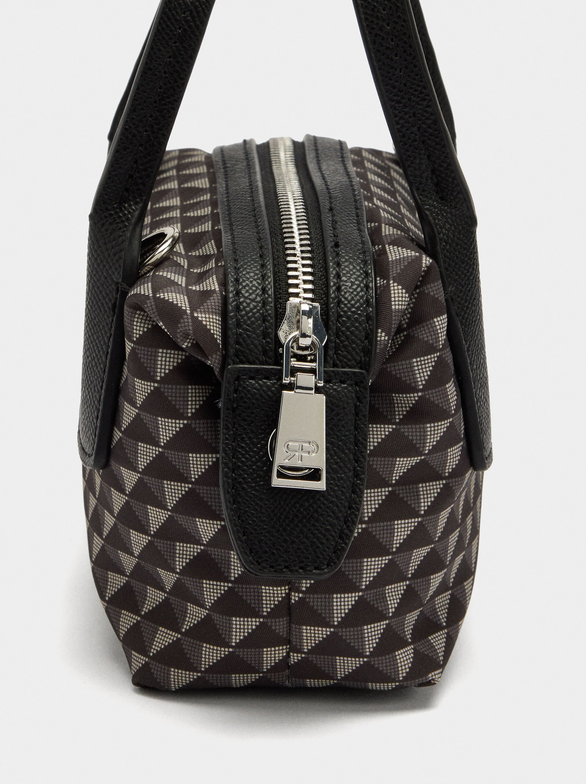 Nylon printed crossbody bag image number 1.0