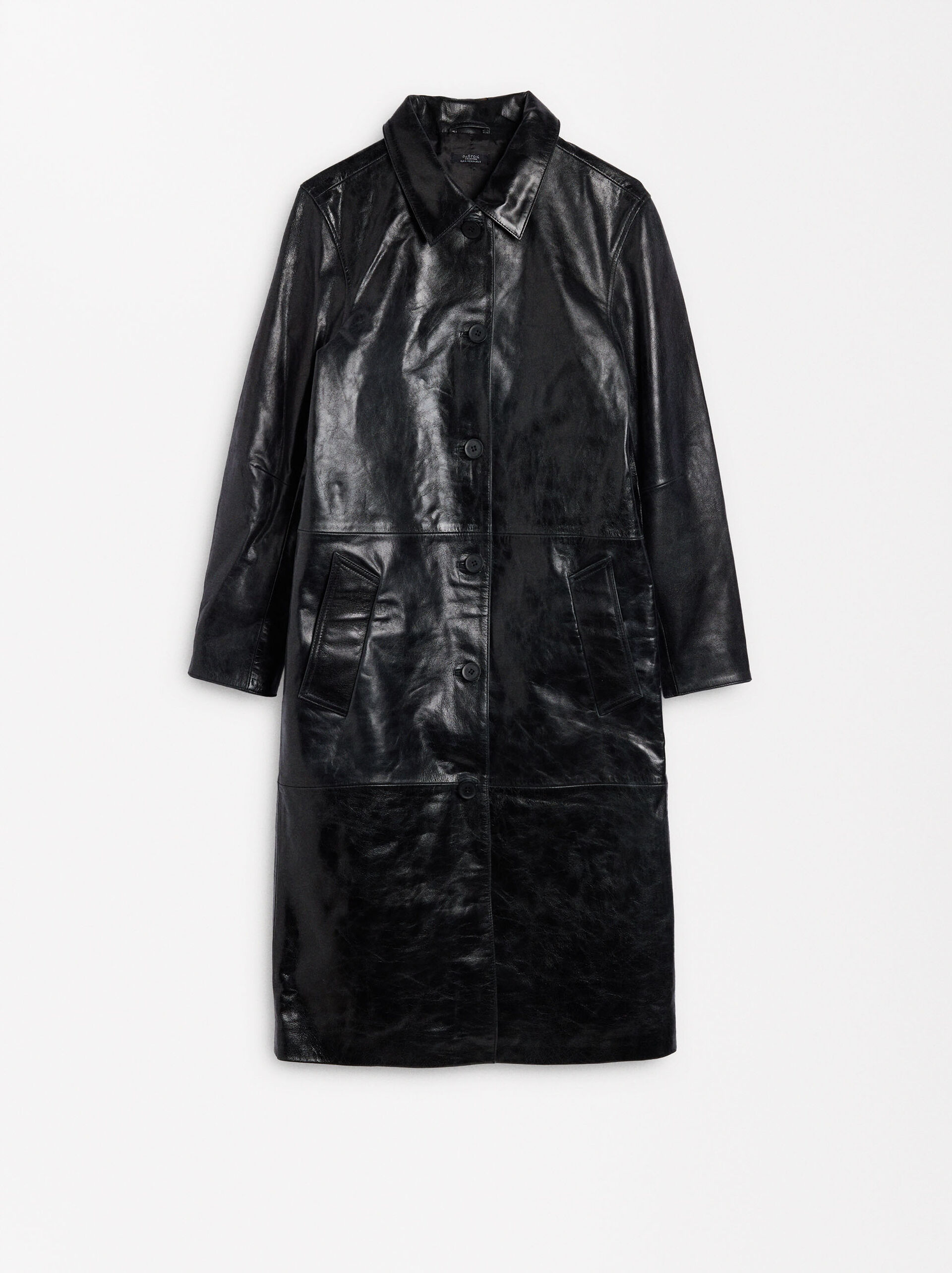 Long coat with pockets image number 4.0