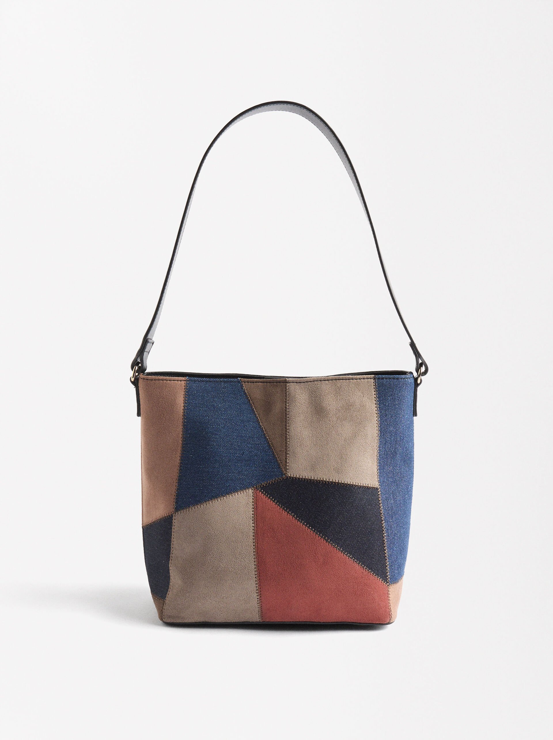 Patchwork shoulder bag image number 0.0
