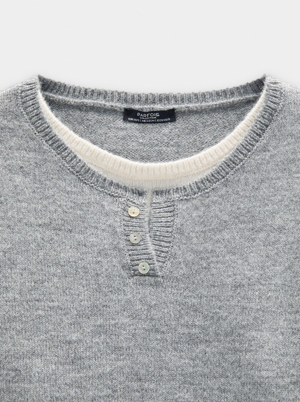 Double knit effect sweater