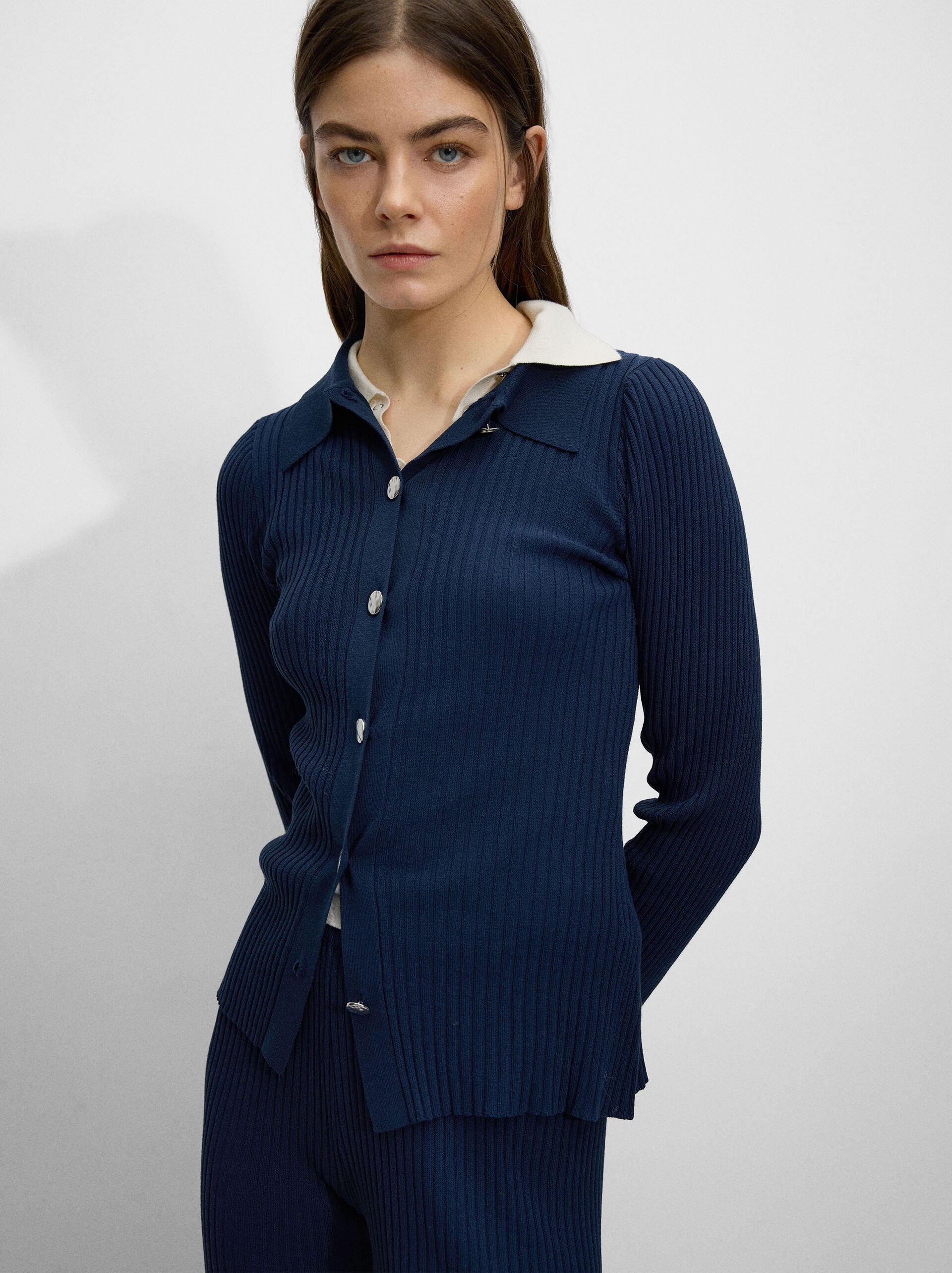 Knit cardigan image number 0.0