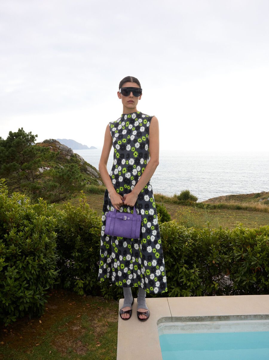Floral printed long dress