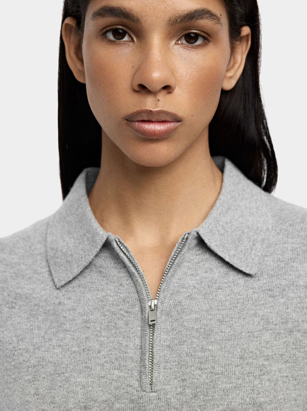 Polo collar T-shirt