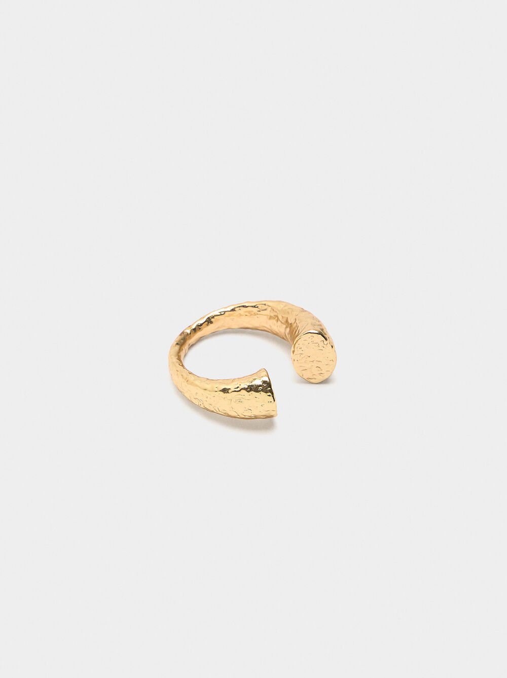 Open gold ring