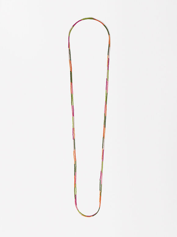 Collier Triple À Perles, Multicolore, hi-res
