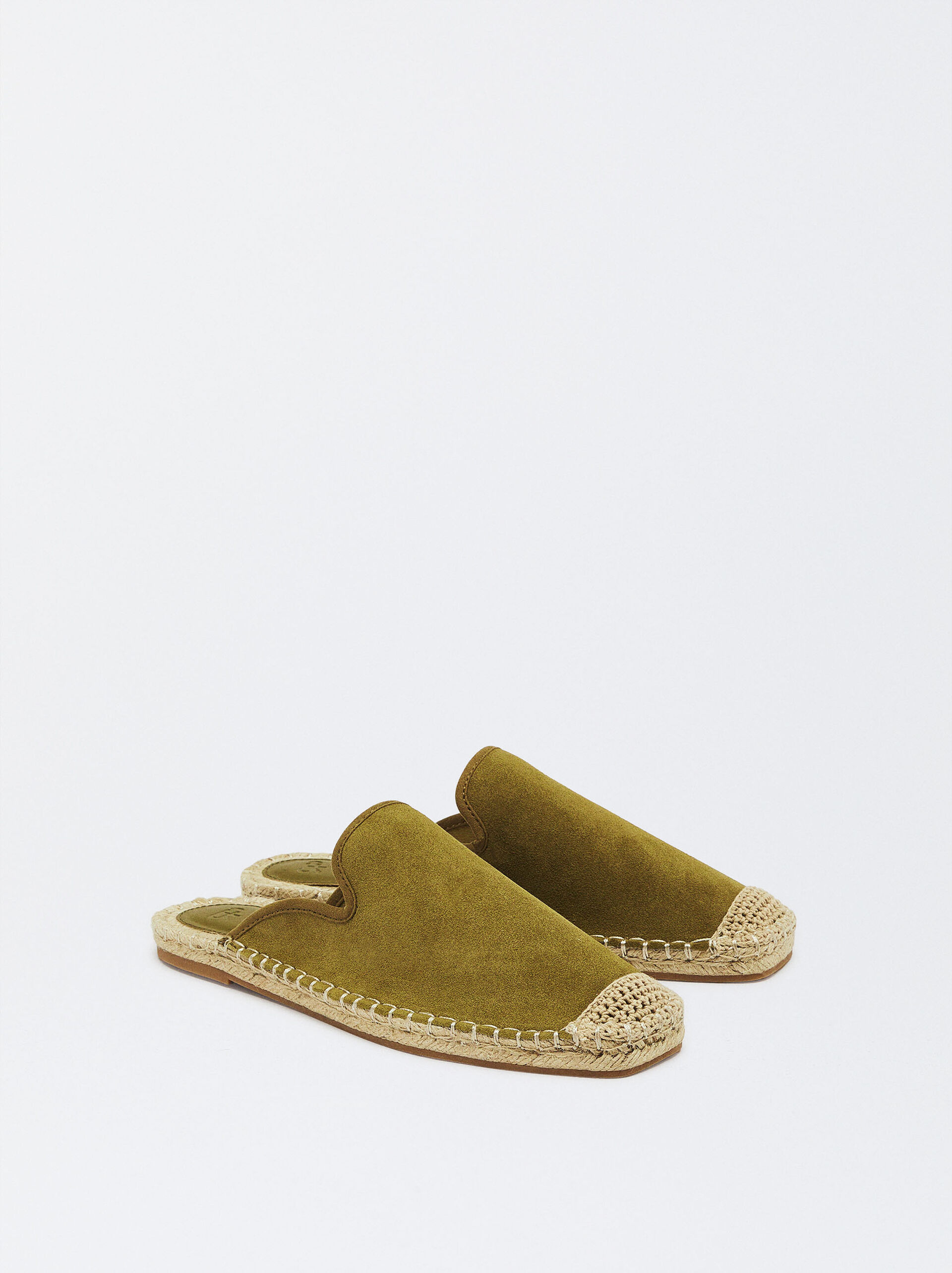 Online Exclusive - Leather And Jute Espadrilles image number 2.0