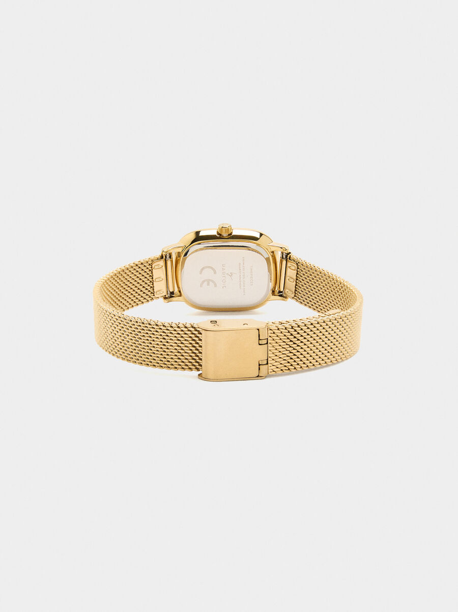 Stainless steel mesh watch