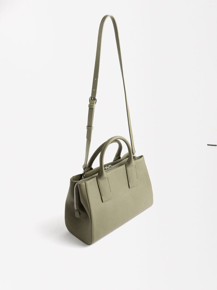 Tote bag with texture