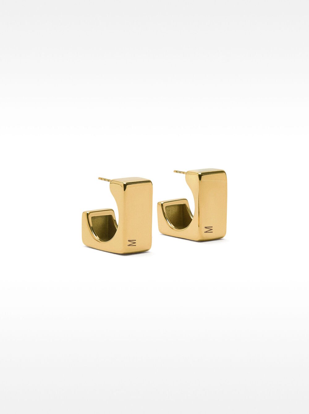 Créoles carrées – acier inoxydable