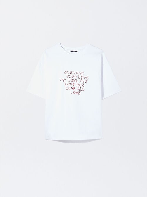 Online Exclusive - T-Shirt Aus Baumwolle Love