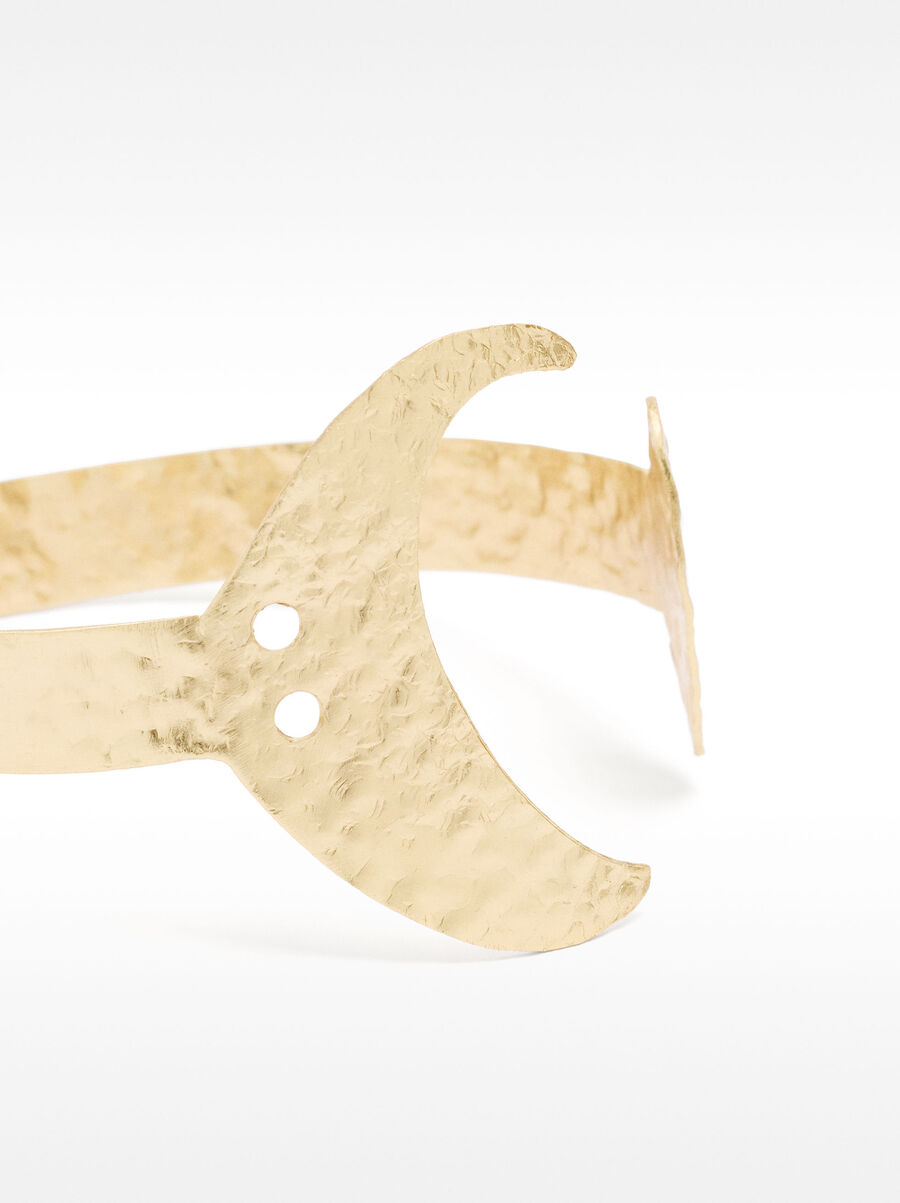 Pulsera abierta de brass