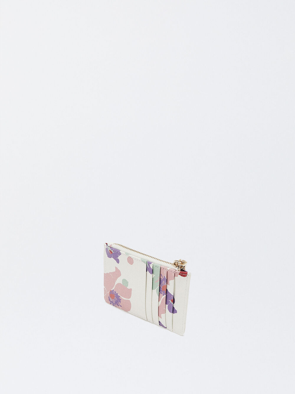 Floral Print Card Holder