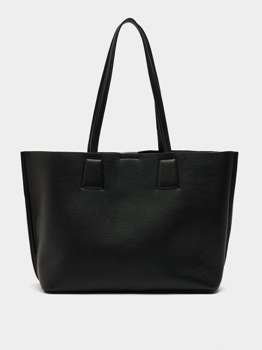 Laptop bag with texture