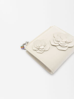 Coin Purse With Flowers