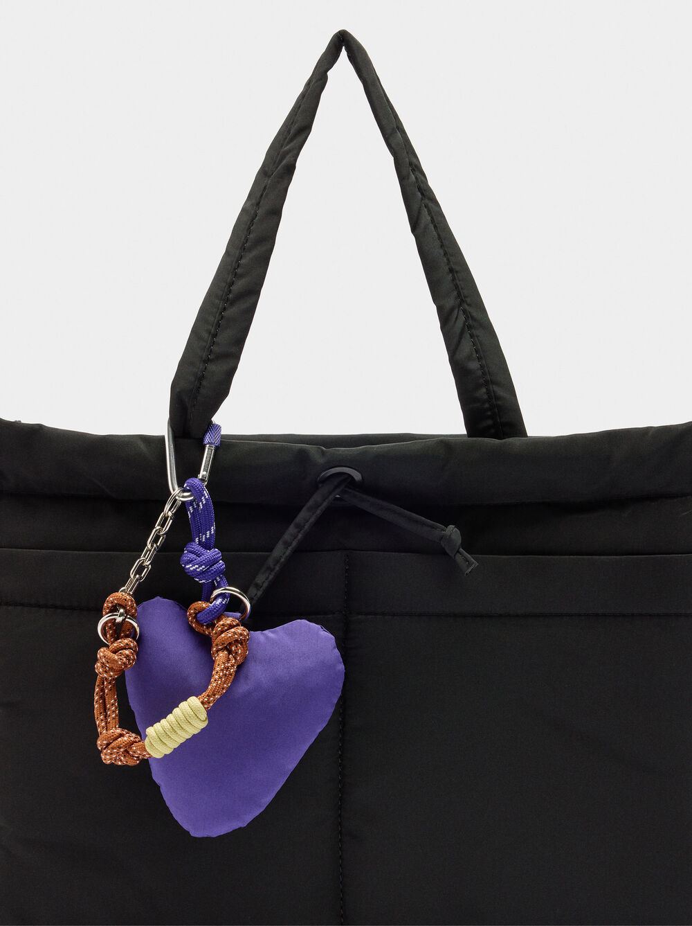 Heart keychain charm