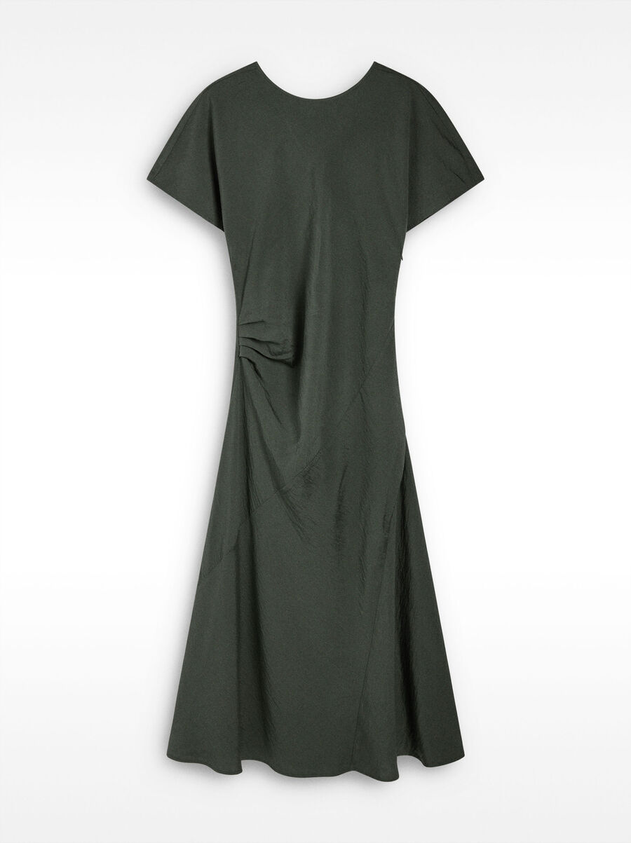 Draped long dress
