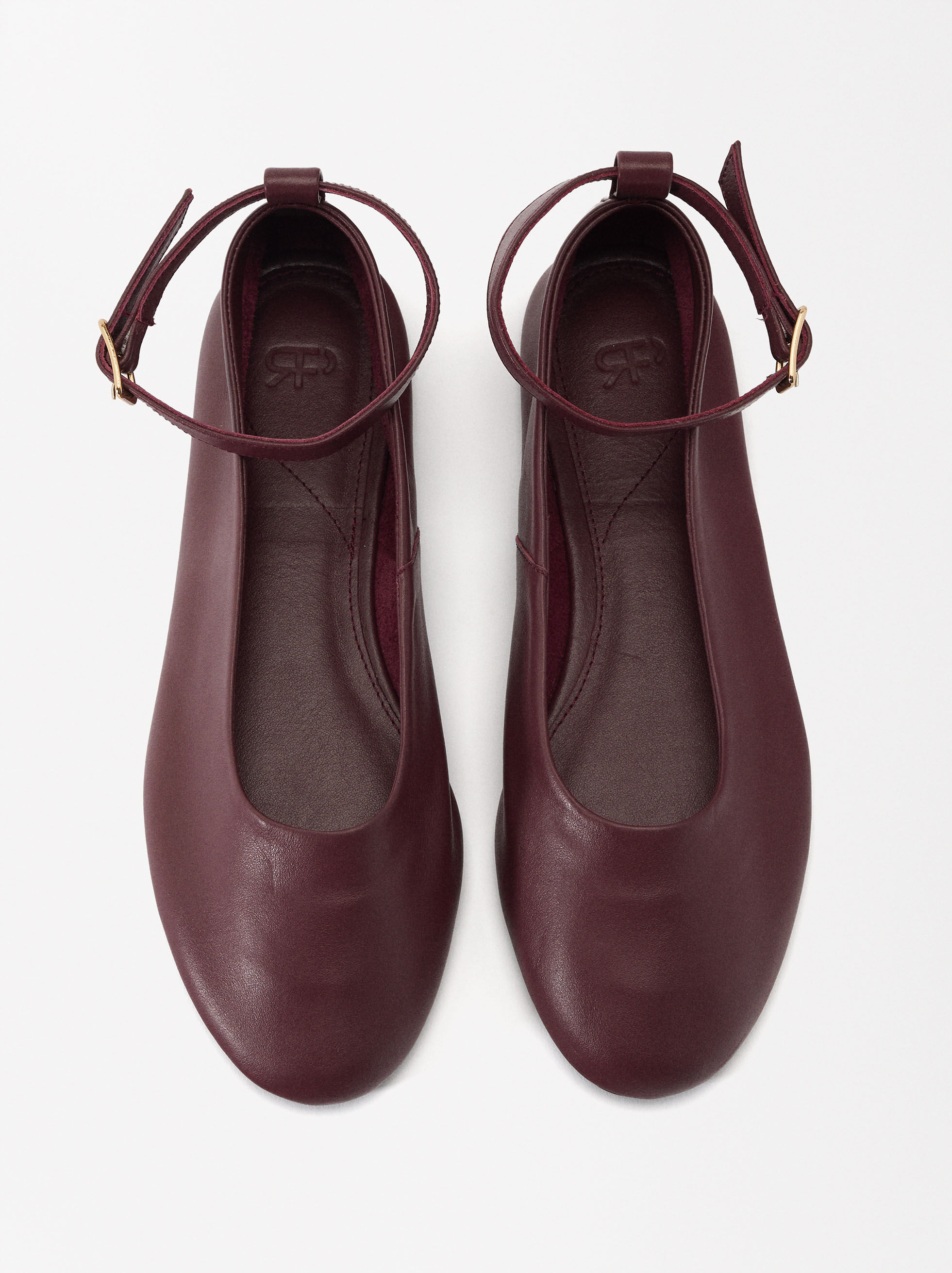 Ballerine In Pelle Con Cinturino Alla Caviglia Nero Parfois