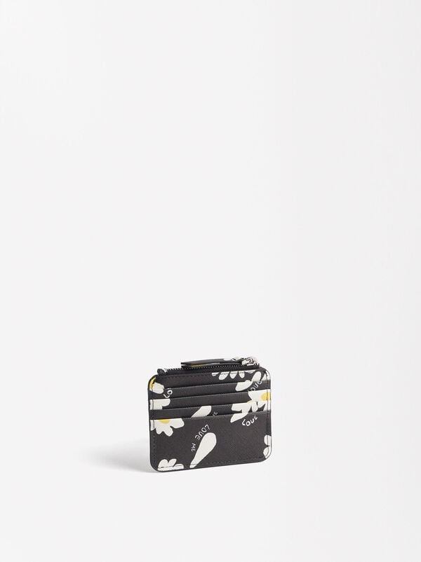 Printed textured cardholder